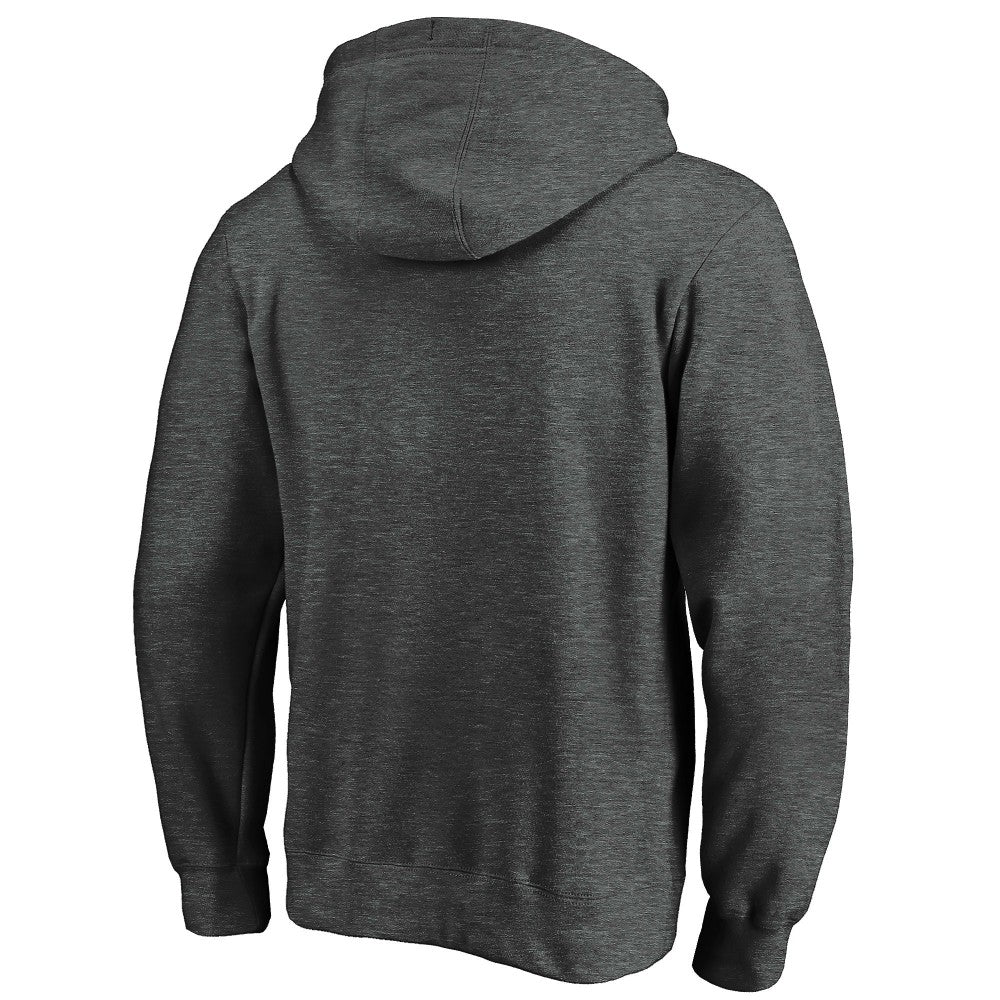 Charcoal Los Angeles Dodgers Team Lock Up Wordmark Pullover Hoodie