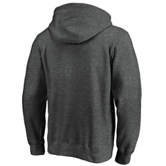Charcoal Los Angeles Dodgers Team Lock Up Wordmark Pullover Hoodie