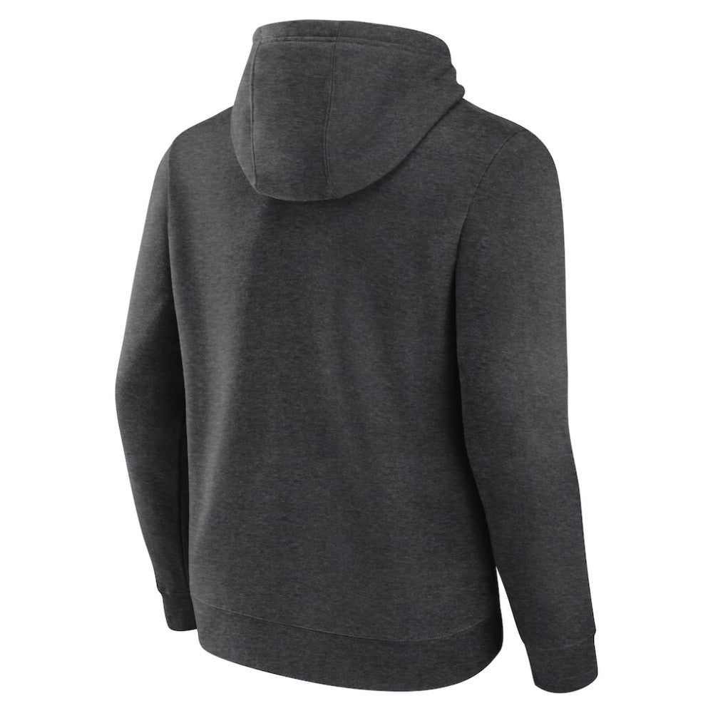 Charcoal New York Yankees Team Lock Up Wordmark Pullover Hoodie