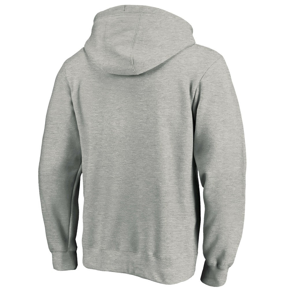 Gray Los Angeles Dodgers Team Lock Up Wordmark Pullover Hoodie