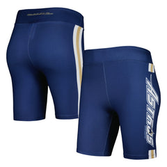 Navy Houston Astros Mitchell & Ness Women's Biker Shorts