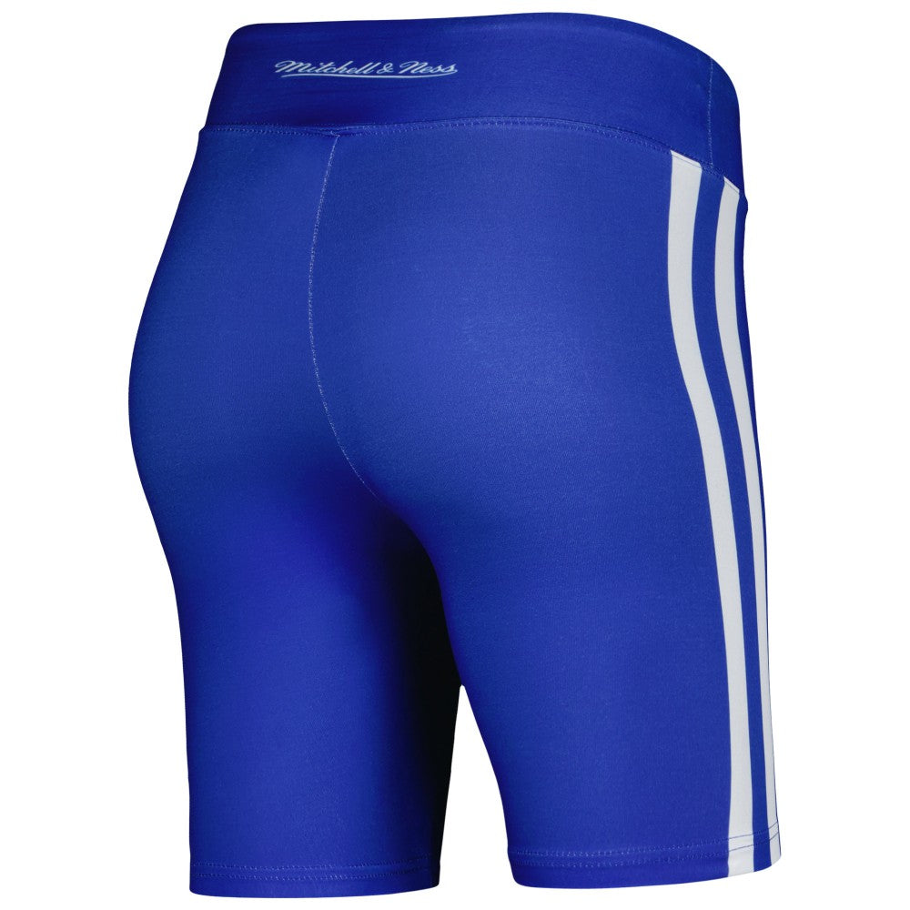 Royal Los Angeles Dodgers Mitchell & Ness Women's Biker Shorts
