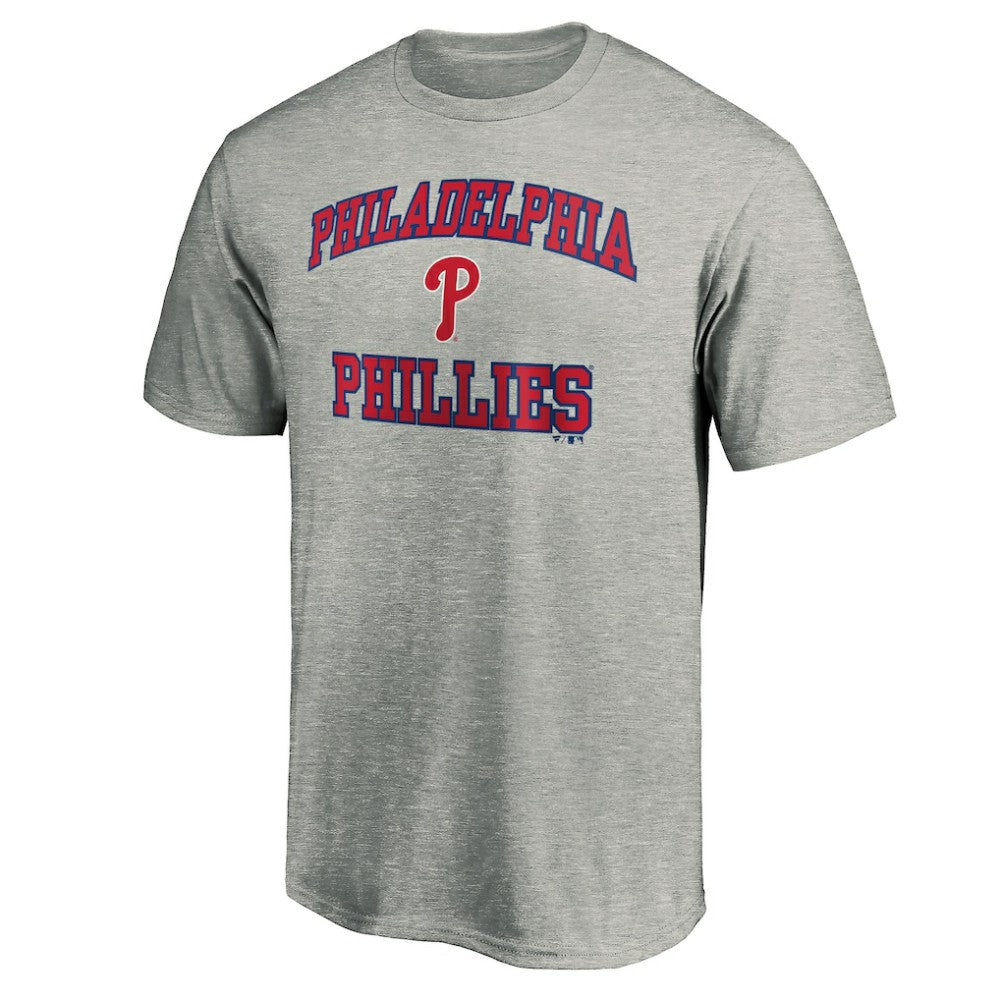 Heather Gray Philadelphia Phillies Heart & Soul T-Shirt