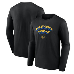 Fanatics Golden State Warriors Japanese Heritage Long Sleeve T-Shirt sale