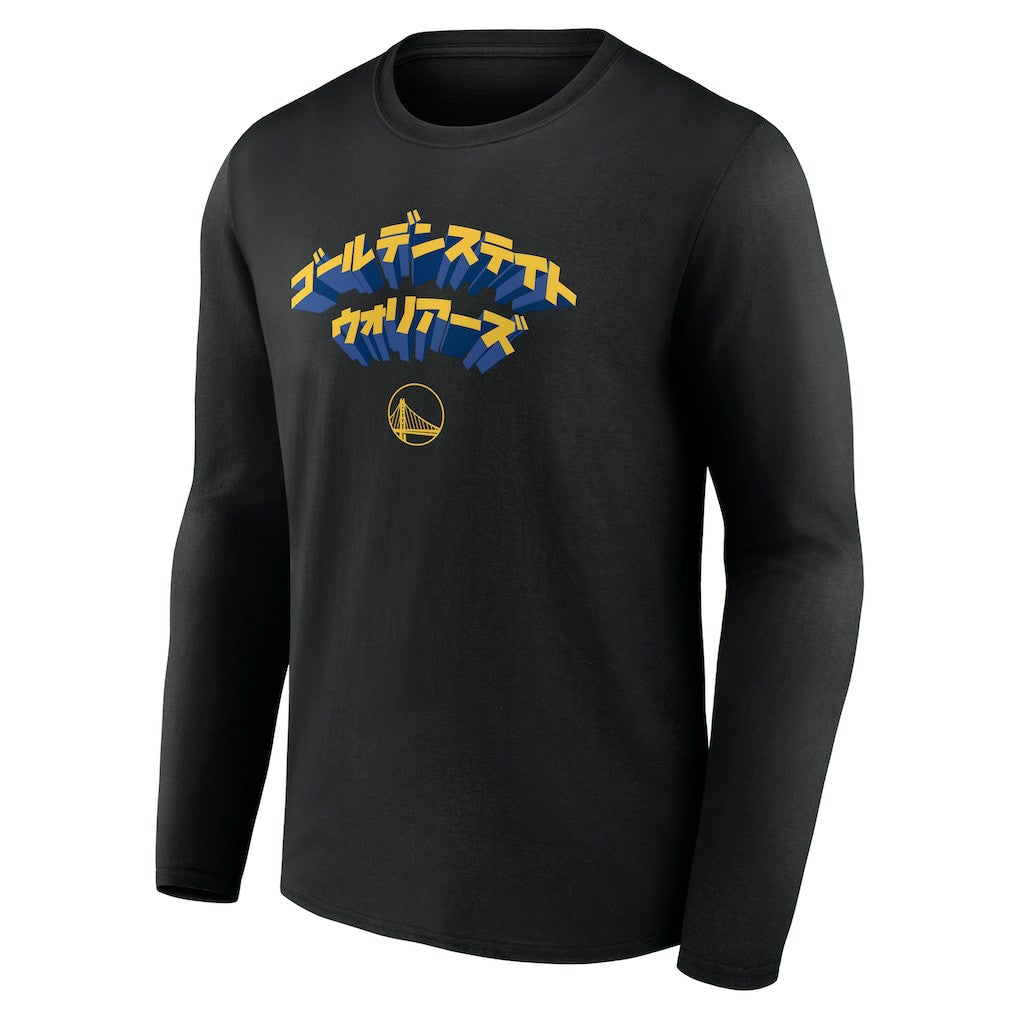 Fanatics Golden State Warriors Japanese Heritage Long Sleeve T-Shirt sale