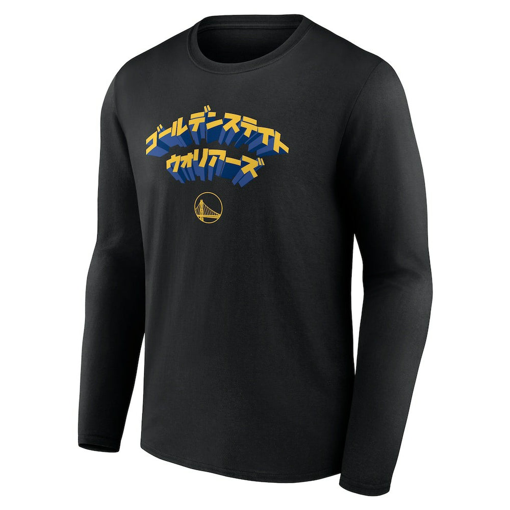 Fanatics Golden State Warriors Japanese Heritage Long Sleeve T-Shirt sale