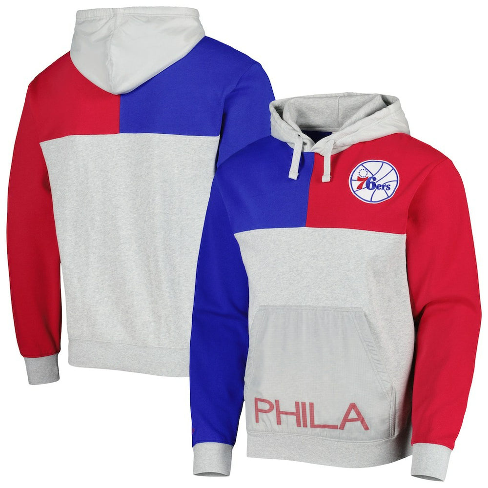 Mitchell & Ness Philadelphia 76ers Tie-Breaker Pullover Hoodie sale