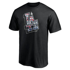 Black Los Angeles Dodgers Hometown Collection Tag T-Shirt