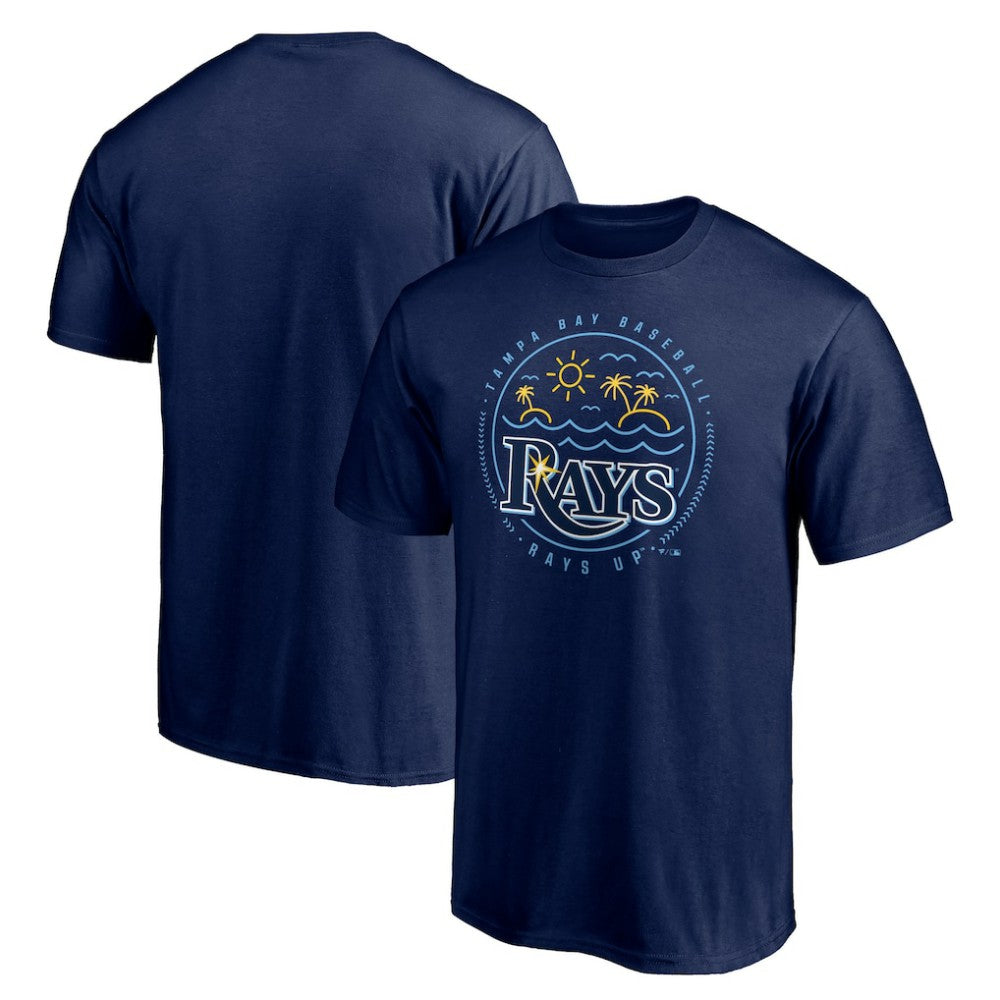 Navy Tampa Bay Rays Sunshine Rays Up T-Shirt