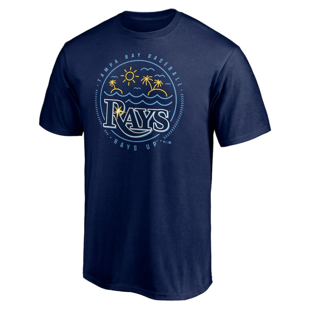 Navy Tampa Bay Rays Sunshine Rays Up T-Shirt