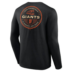 Black San Francisco Giants SF Seal Long Sleeve T-Shirt