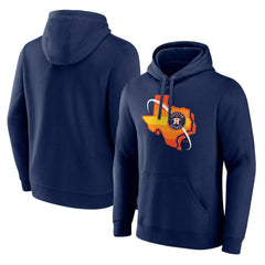 Navy Houston Astros Paint the Black Pullover Hoodie