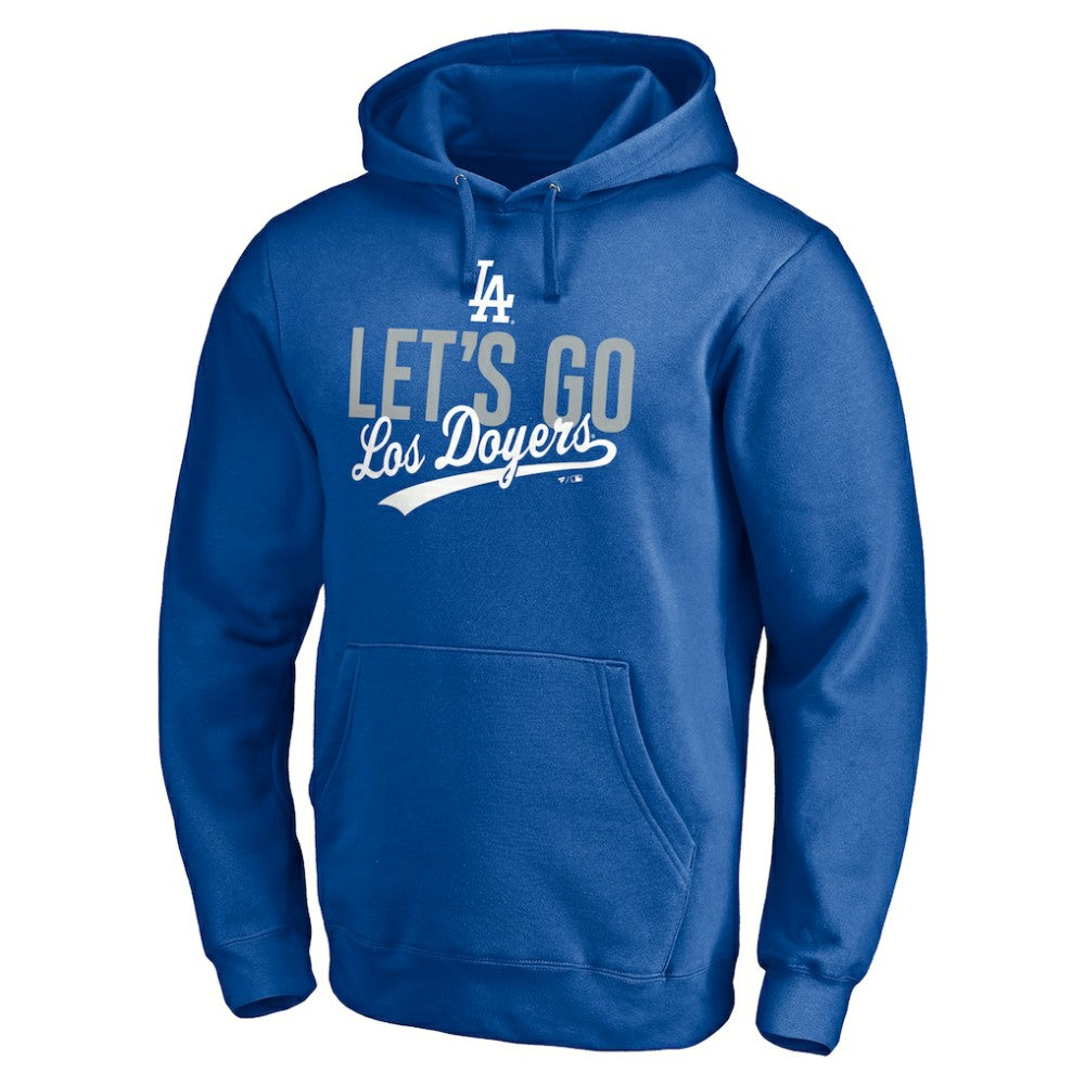Royal Los Angeles Dodgers Let's Go Los Doyers Pullover Hoodie