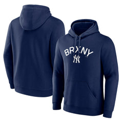 Navy New York Yankees Bronx NY Pullover Hoodie