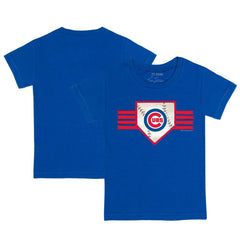 Royal Chicago Cubs Tiny Turnip Youth Base Stripe T-Shirt