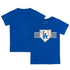 Royal Los Angeles Dodgers Tiny Turnip Youth Base Stripe T-Shirt
