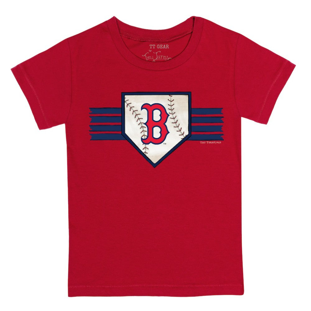 Red Boston Red Sox Tiny Turnip Youth Base Stripe T-Shirt