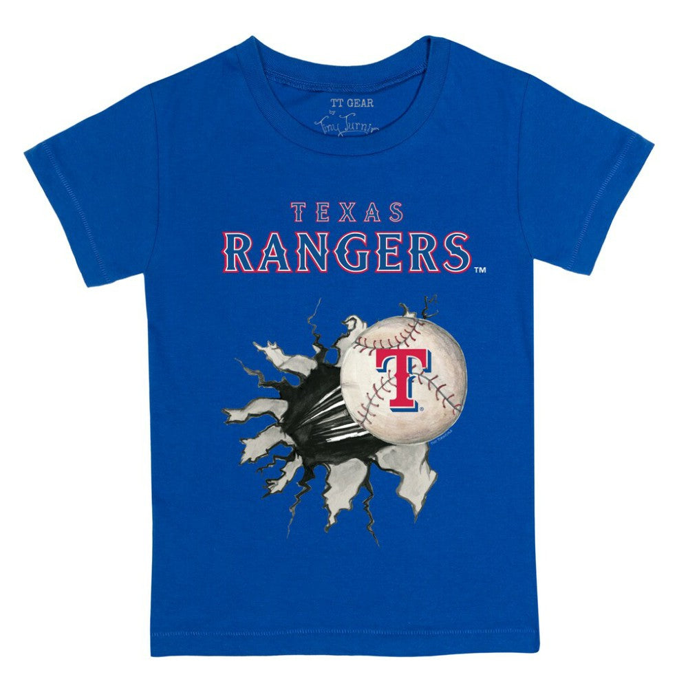 Royal Texas Rangers Tiny Turnip Youth Baseball Tear T-Shirt