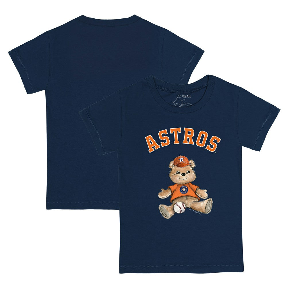 Navy Houston Astros Tiny Turnip Youth Teddy Boy T-Shirt