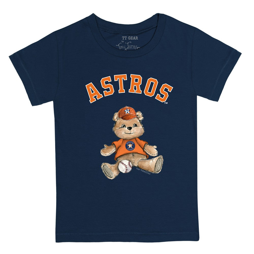 Navy Houston Astros Tiny Turnip Youth Teddy Boy T-Shirt