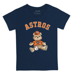 Navy Houston Astros Tiny Turnip Youth Teddy Boy T-Shirt