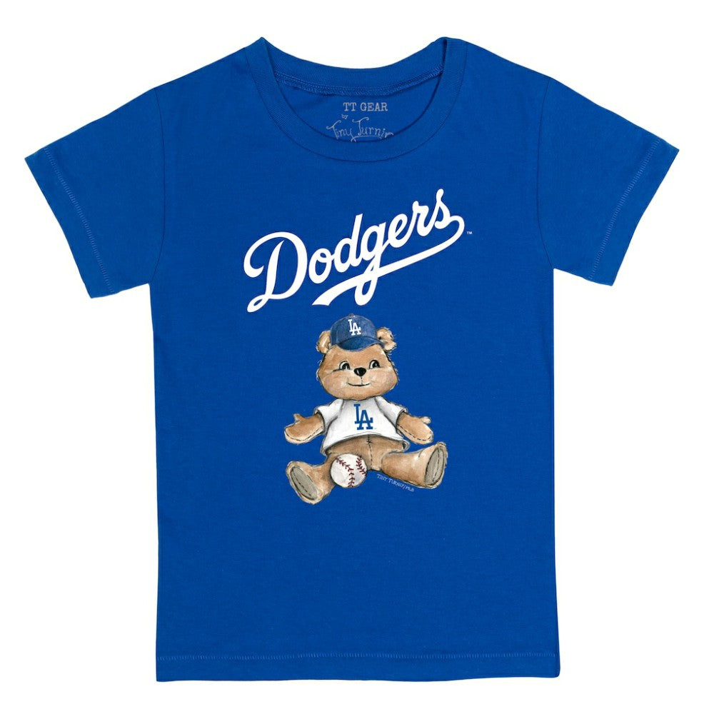 Royal Los Angeles Dodgers Tiny Turnip Youth Teddy Boy T-Shirt