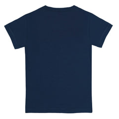 Navy Cleveland Guardians Tiny Turnip Youth Teddy Boy T-Shirt