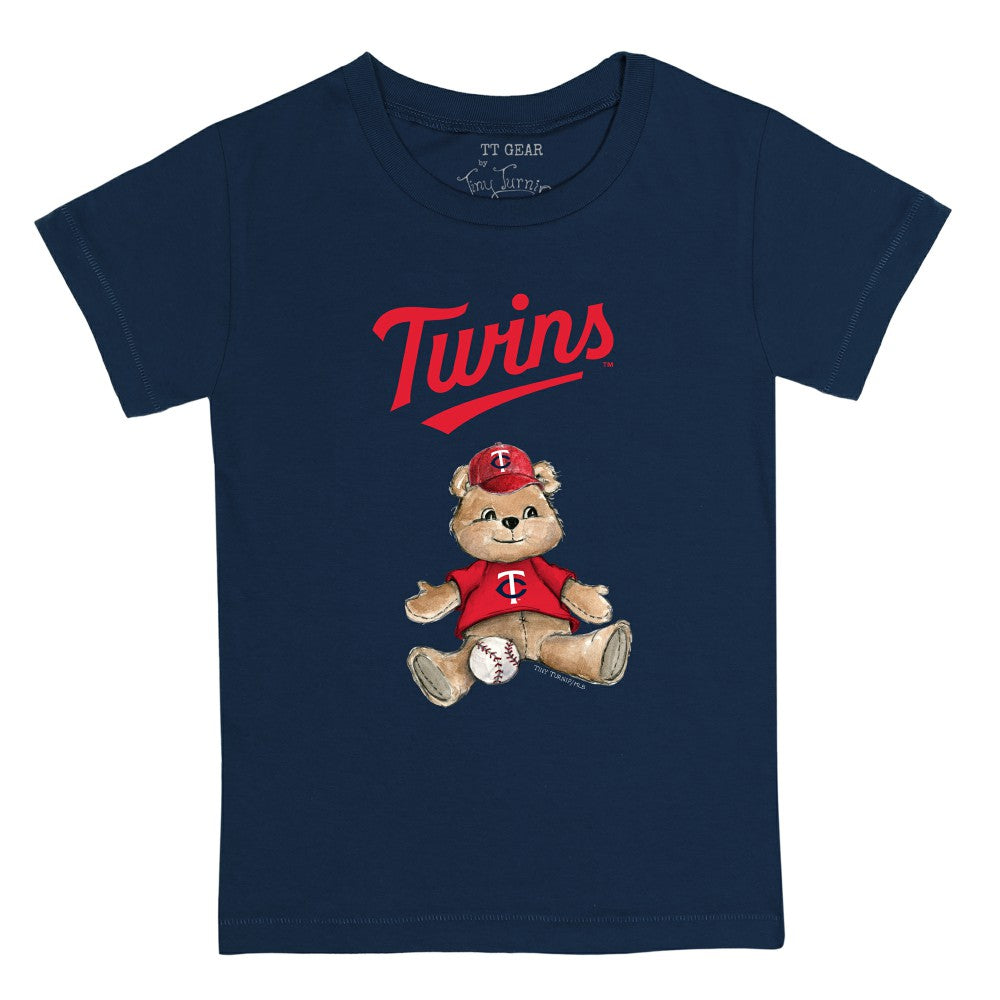 Navy Minnesota Twins Tiny Turnip Youth Teddy Boy T-Shirt