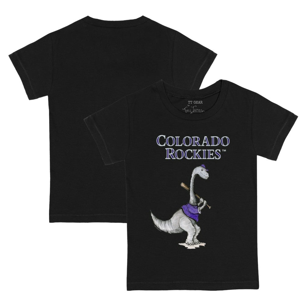 Black Colorado Rockies Tiny Turnip Youth Bronto T-Shirt