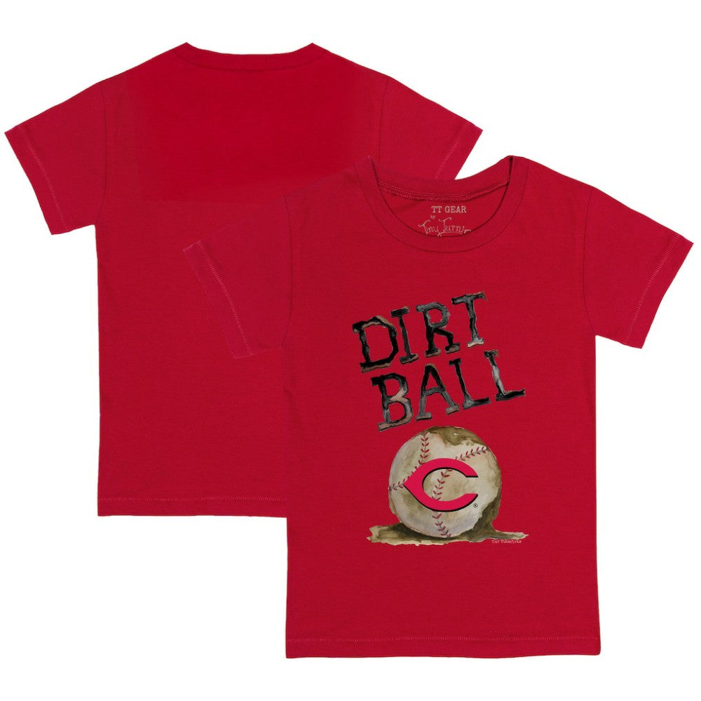 Red Cincinnati Reds Tiny Turnip Youth Dirt Ball T-Shirt