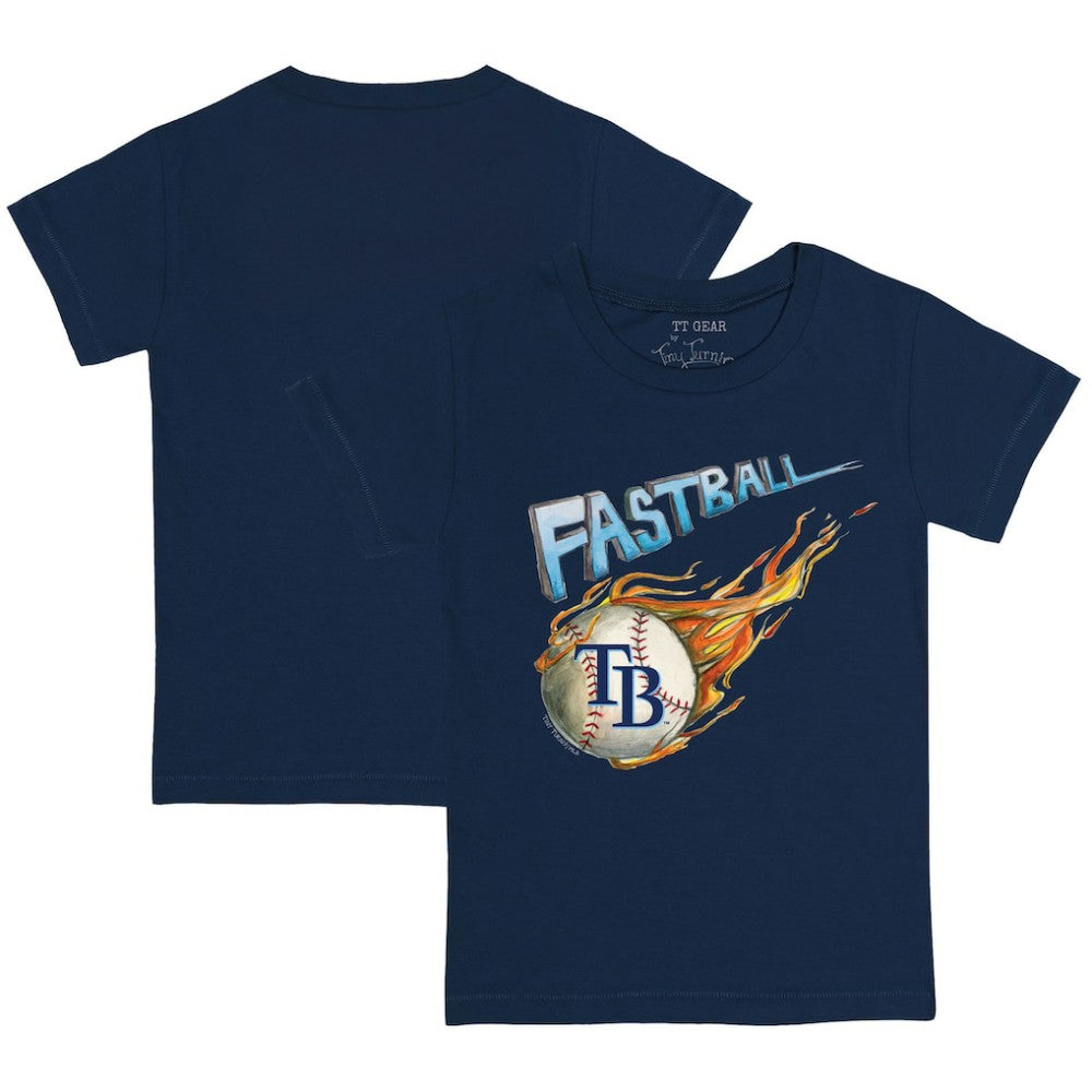 Navy Tampa Bay Rays Tiny Turnip Youth Fastball T-Shirt