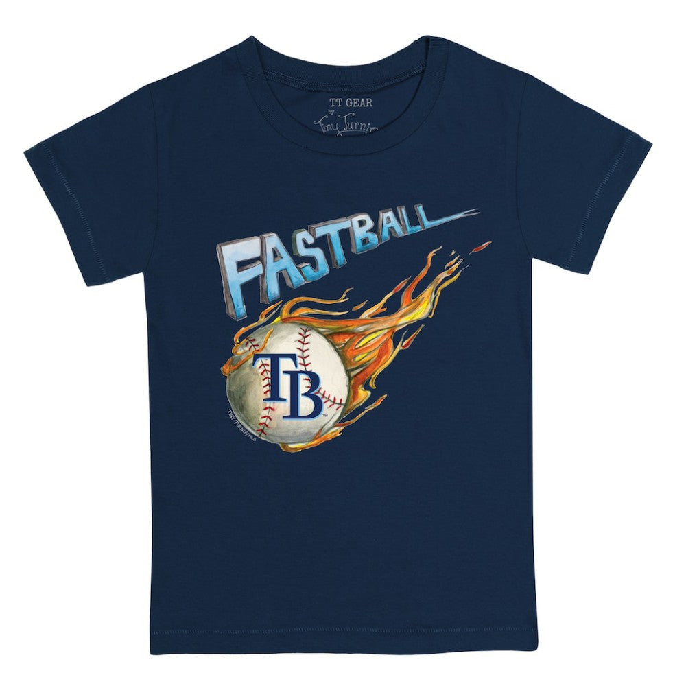 Navy Tampa Bay Rays Tiny Turnip Youth Fastball T-Shirt