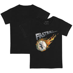 Black Chicago White Sox Tiny Turnip Youth Fastball T-Shirt