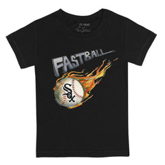 Black Chicago White Sox Tiny Turnip Youth Fastball T-Shirt