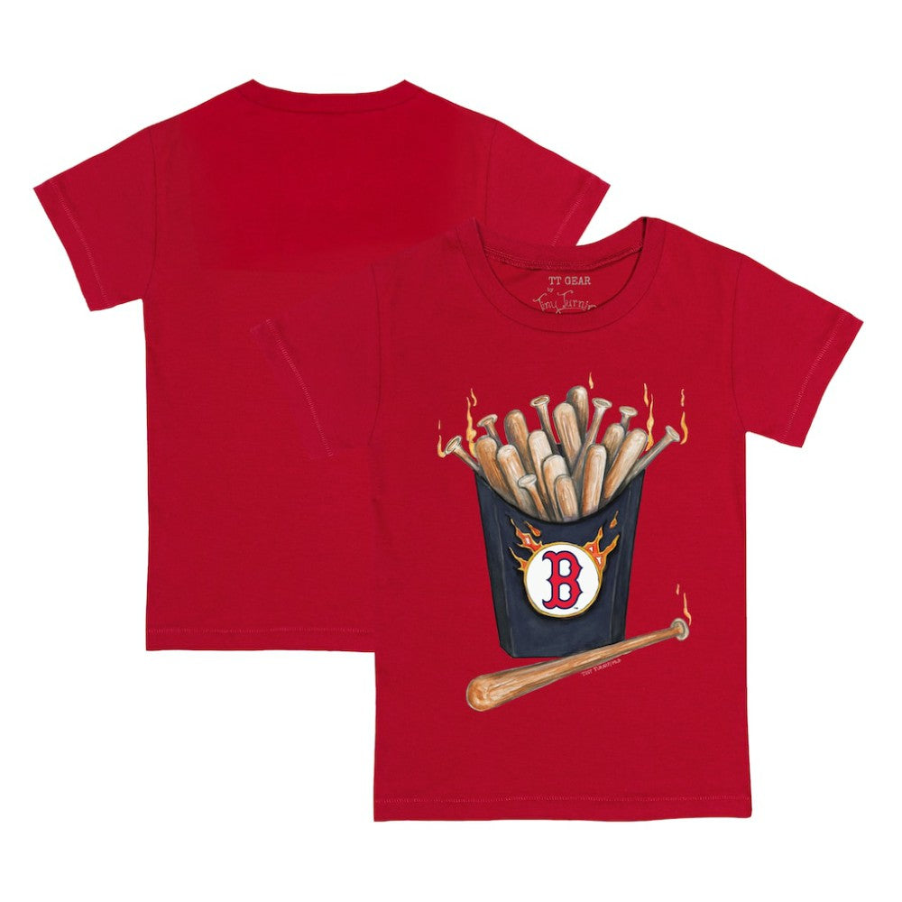 Red Boston Red Sox Tiny Turnip Youth Hot Bats T-Shirt