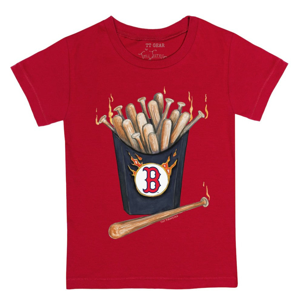 Red Boston Red Sox Tiny Turnip Youth Hot Bats T-Shirt
