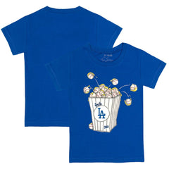 Royal Los Angeles Dodgers Tiny Turnip Youth Popcorn T-Shirt