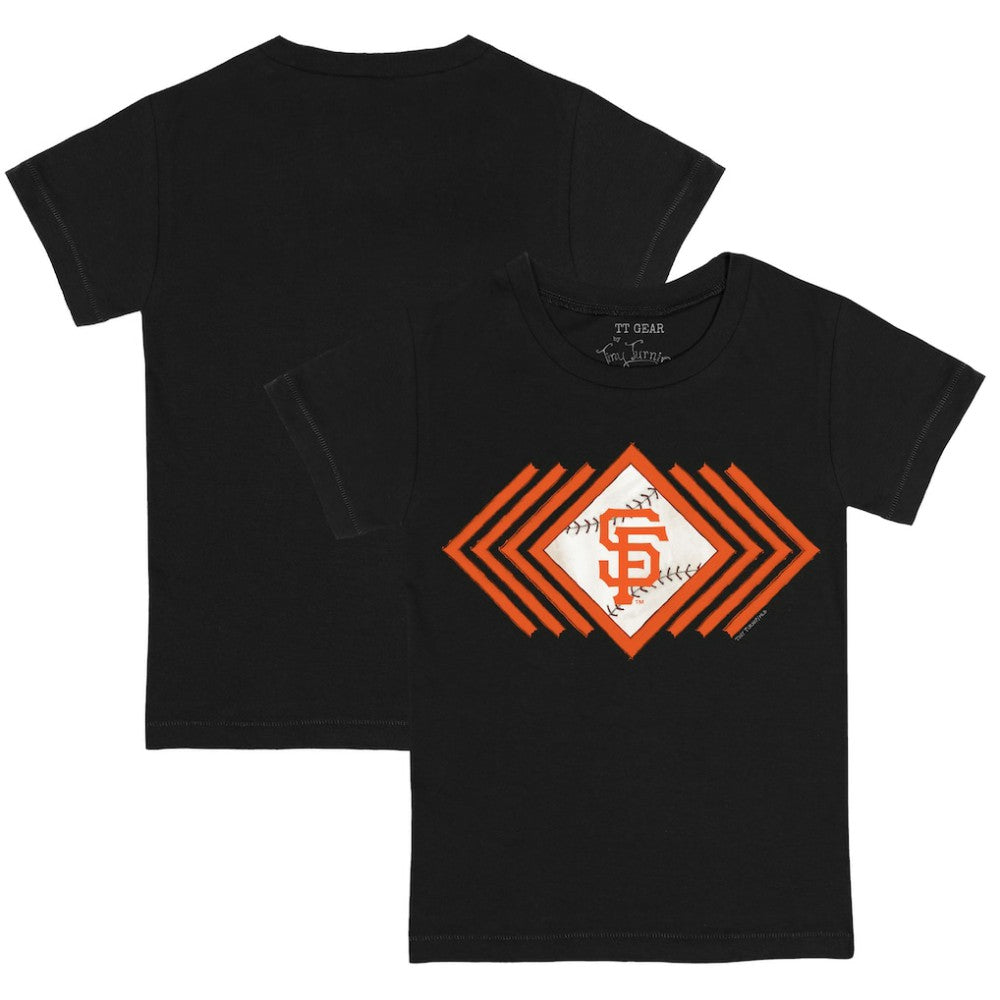 Black San Francisco Giants Tiny Turnip Youth Prism Arrows T-Shirt