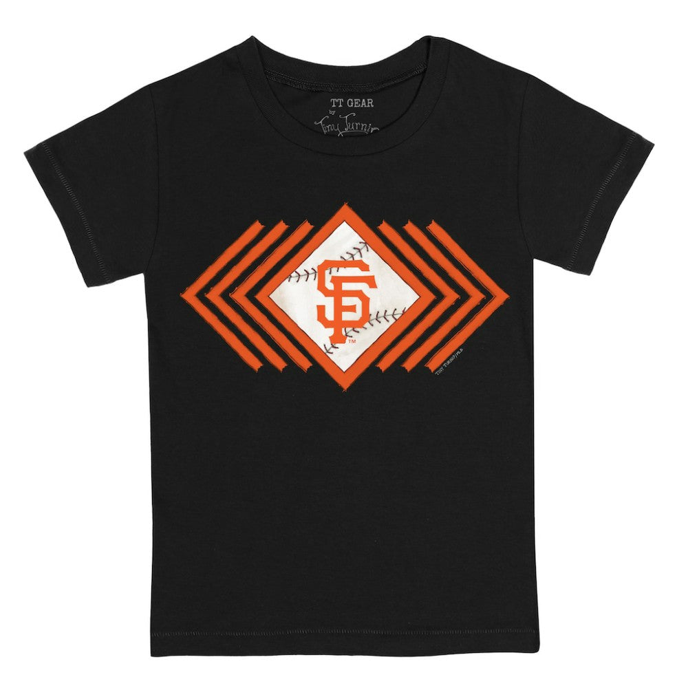 Black San Francisco Giants Tiny Turnip Youth Prism Arrows T-Shirt