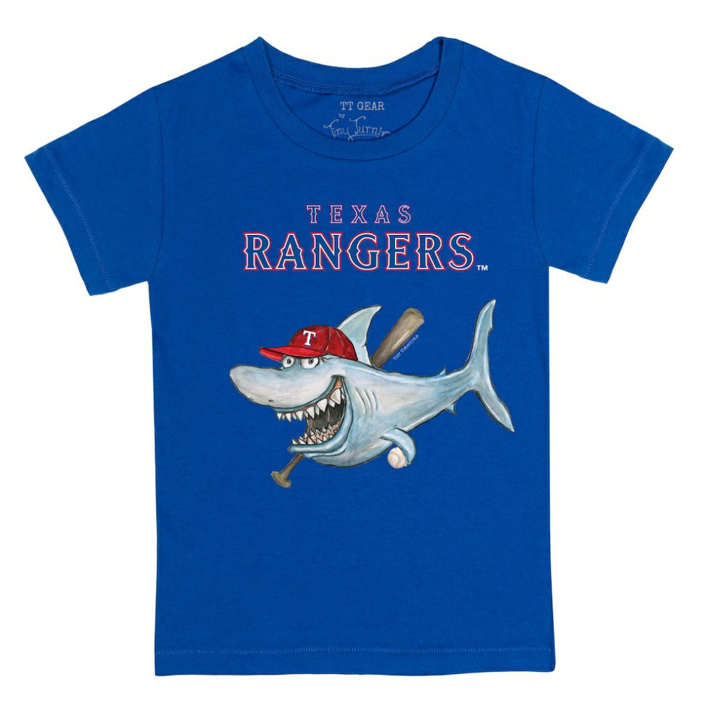 Royal Texas Rangers Tiny Turnip Youth Shark T-Shirt