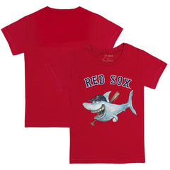 Red Boston Red Sox Tiny Turnip Youth Shark T-Shirt