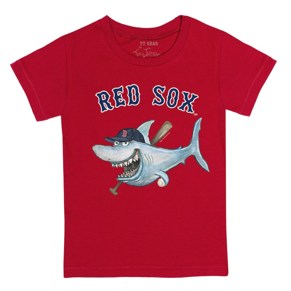 Red Boston Red Sox Tiny Turnip Youth Shark T-Shirt