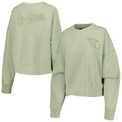 Green Cleveland Guardians Pro Standard Women's Fleece Pullover Sweatshirt