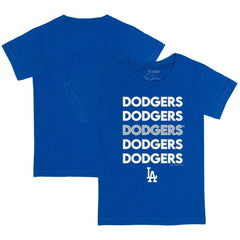 Royal Los Angeles Dodgers Tiny Turnip Youth Stacked T-Shirt