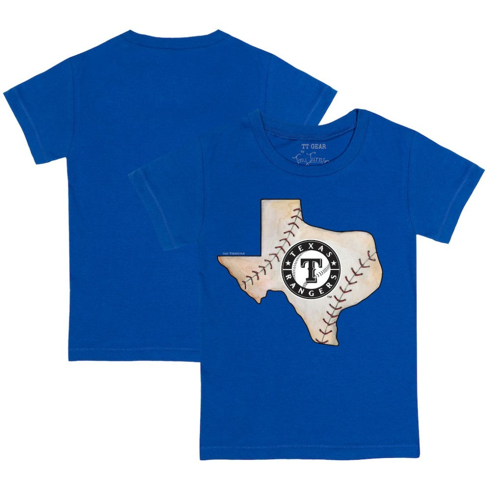 Royal Texas Rangers Tiny Turnip Youth State Outline T-Shirt