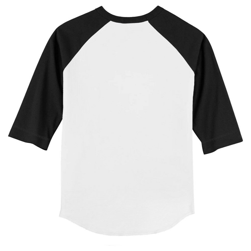 White/Black San Francisco Giants Tiny Turnip Youth State Outline 3/4-Sleeve Raglan T-Shirt