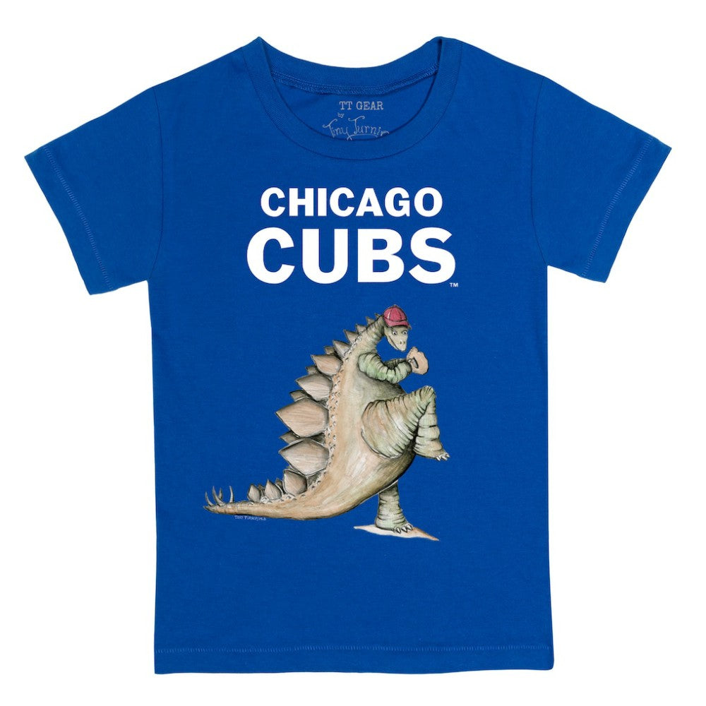 Royal Chicago Cubs Tiny Turnip Youth Stega T-Shirt