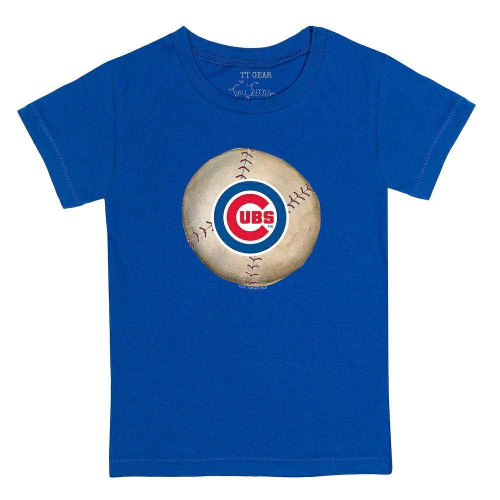 Royal Chicago Cubs Tiny Turnip Youth Stitched Baseball T-Shirt