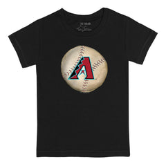Black Arizona Diamondbacks Tiny Turnip Youth Stitched Baseball T-Shirt