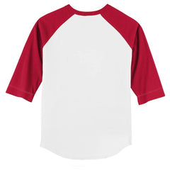 White/Red St. Louis Cardinals Tiny Turnip Youth Stitched Baseball 3/4-Sleeve Raglan T-Shirt